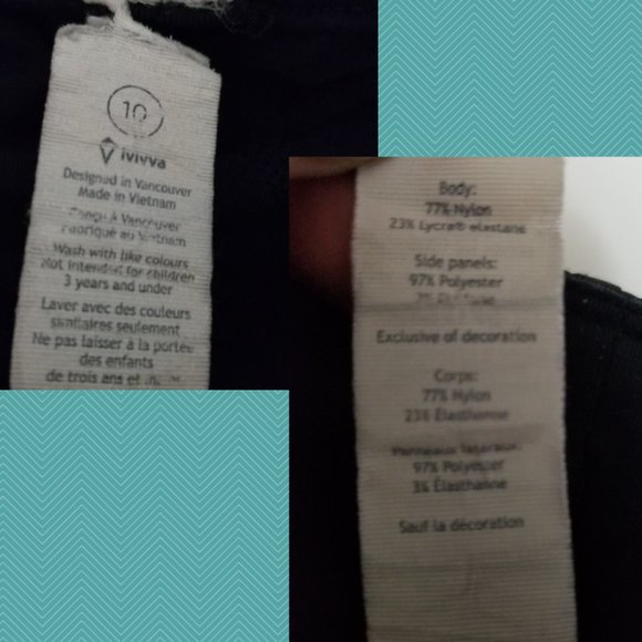 Ivivva Black Luxtreme Drawstring Joggers - Picture 4 of 5